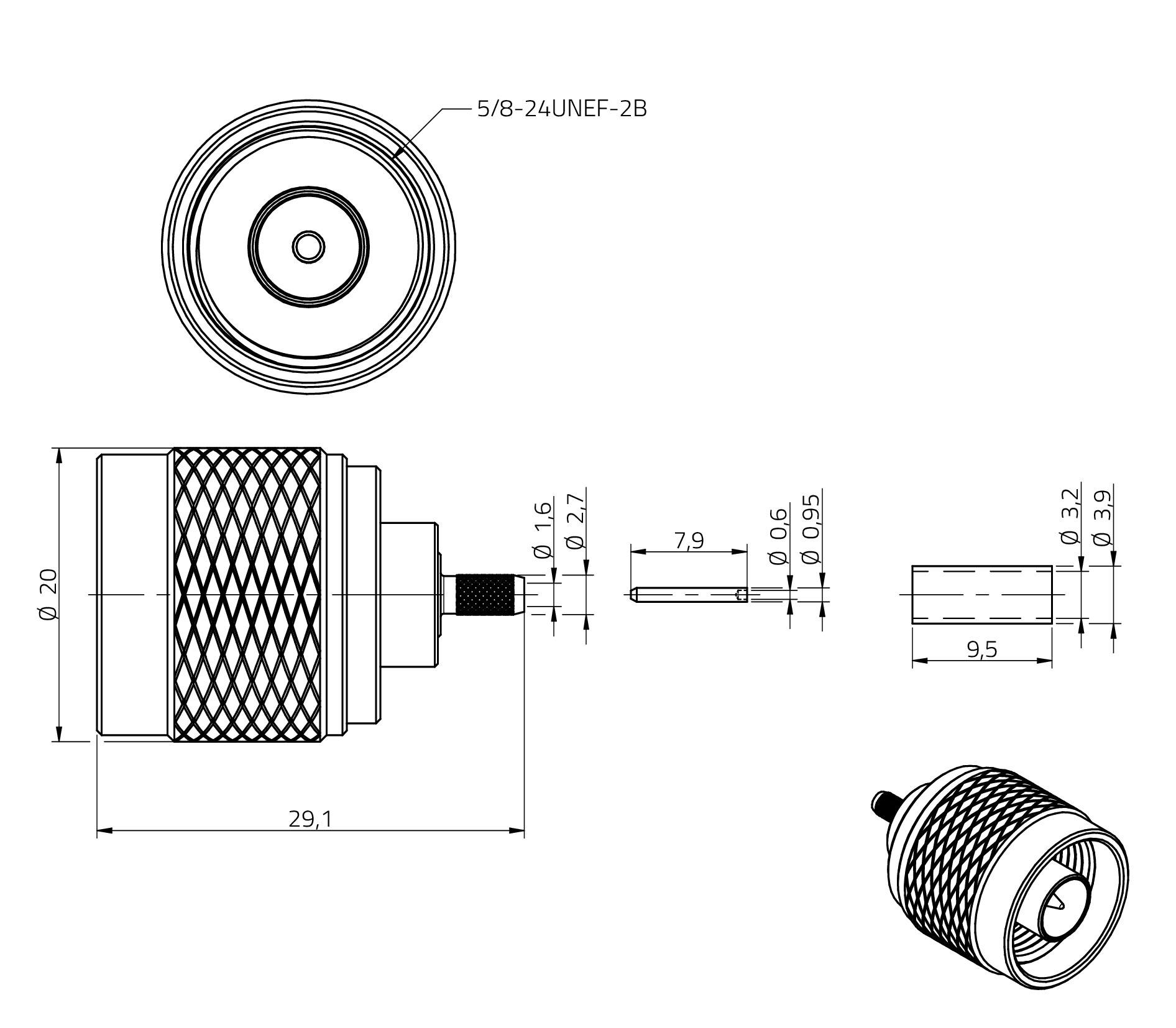 WRNTYPE N Type Cable Connectors Electromechanical Components Würth